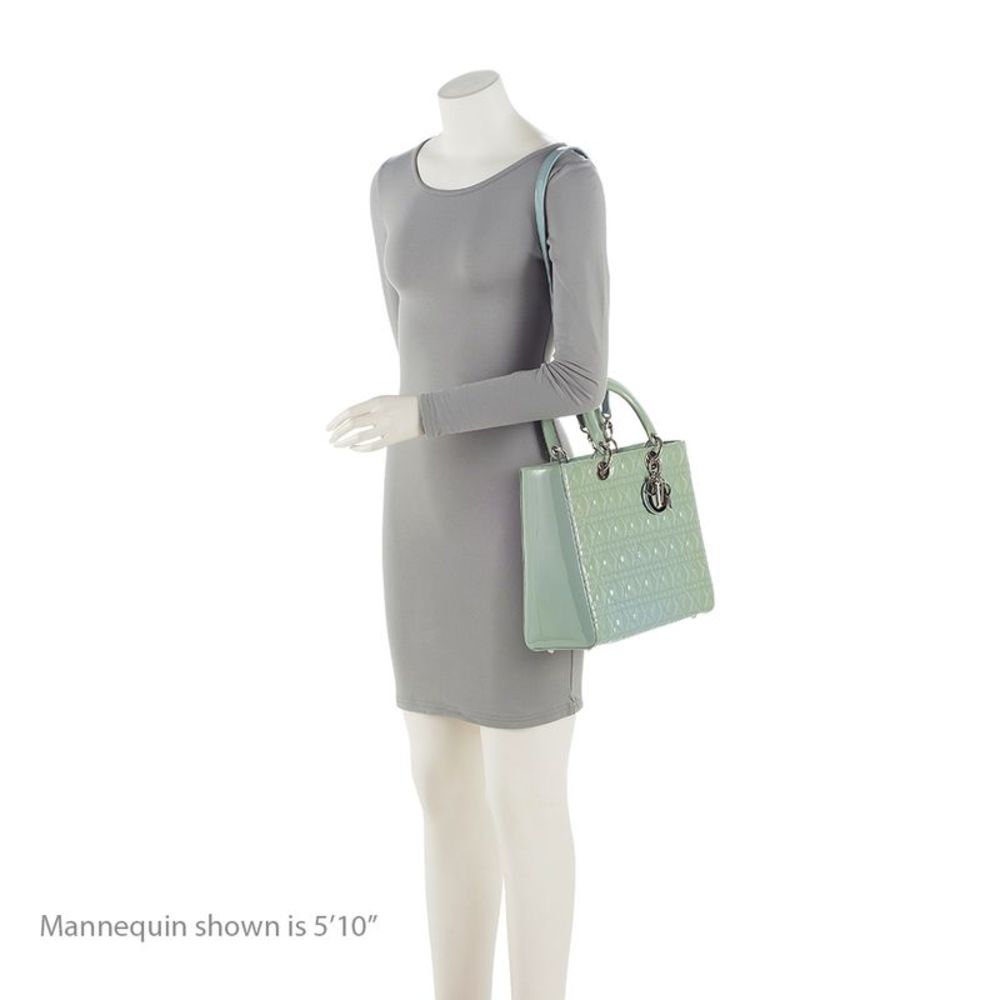 Dior Patent Leather Lady Dior Large Tote - Picture 5 of 13